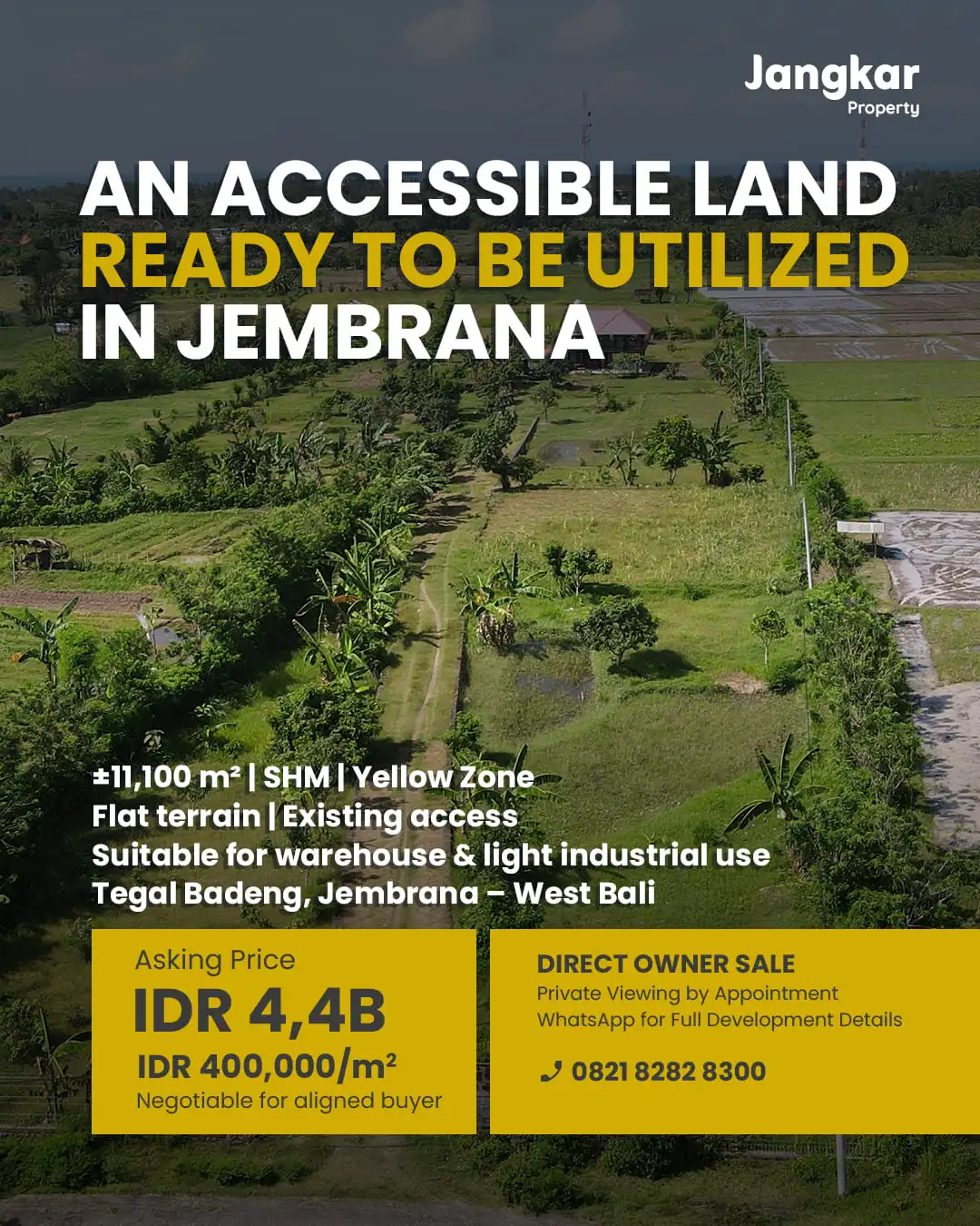 Tanah Tegalbadeng Jembrana